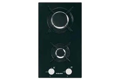 Domino Gaz Glem 2 Feux Verre gv32bk verre