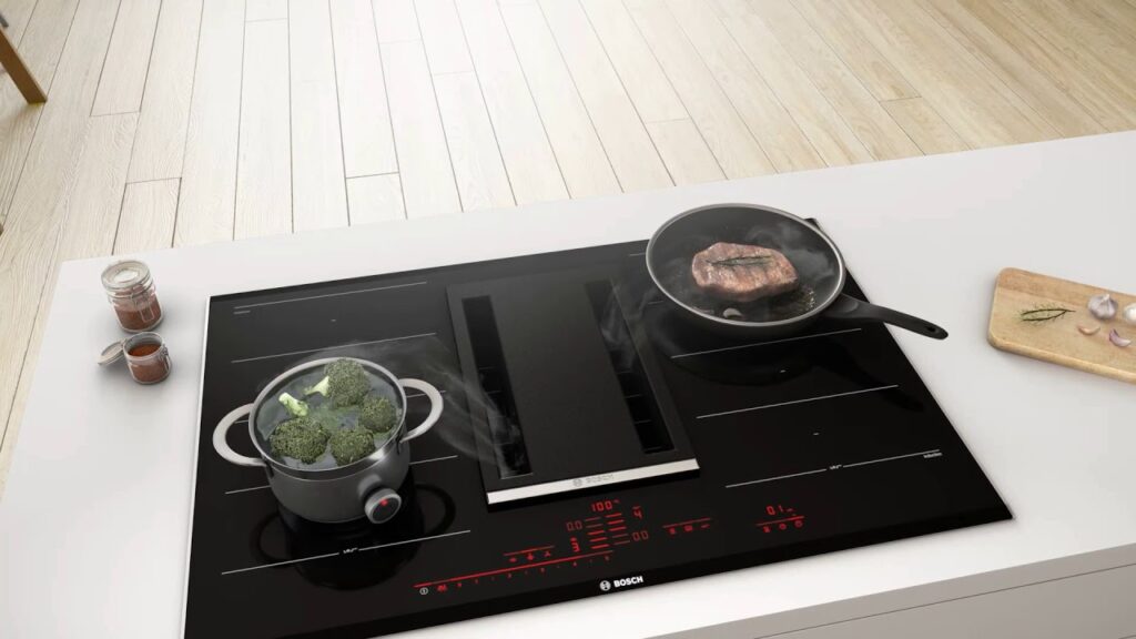 Plaque Induction Avec Hotte Integree Bosch