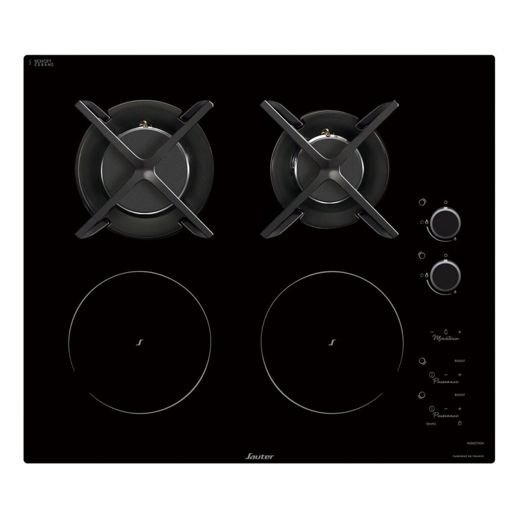 spi9602bm plaque mixte gaz induction sauter
